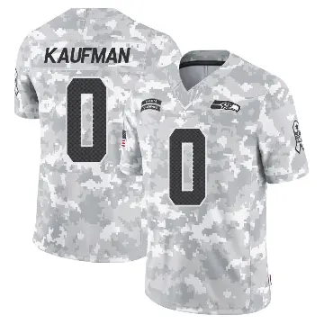 ＃0 Men's DK Kaufman Arctic Camo Limited Seattle Seahawks 2024 Salute to Service Jersey