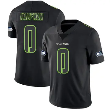 ＃0 Men's DK Kaufman Black Impact Limited Seattle Seahawks Jersey