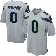＃0 Men's DK Kaufman Gray Game Seattle Seahawks Alternate Jersey
