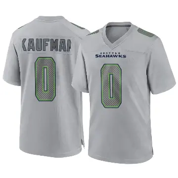 ＃0 Men's DK Kaufman Gray Game Seattle Seahawks Atmosphere Fashion Jersey