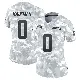 ＃0 Women's DK Kaufman Arctic Camo Limited Seattle Seahawks 2024 Salute to Service Jersey