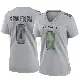 ＃0 Women's DK Kaufman Gray Game Seattle Seahawks Atmosphere Fashion Jersey