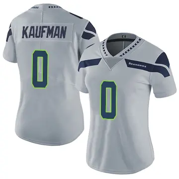 ＃0 Women's DK Kaufman Gray Limited Seattle Seahawks Alternate Vapor Untouchable Jersey
