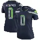 ＃0 Women's DK Kaufman Navy Legend Seattle Seahawks Jersey