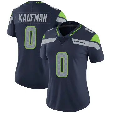 ＃0 Women's DK Kaufman Navy Limited Seattle Seahawks Team Color Vapor Untouchable Jersey