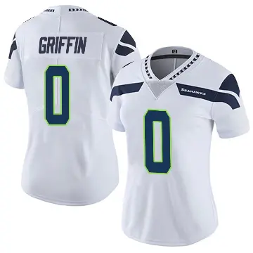 ＃0 Women's Shaquill Griffin White Limited Seattle Seahawks Vapor Untouchable Jersey