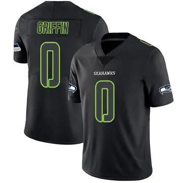 ＃0 Youth Shaquill Griffin Black Impact Limited Seattle Seahawks Jersey