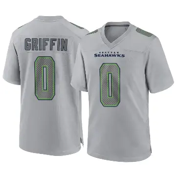 ＃0 Youth Shaquill Griffin Gray Game Seattle Seahawks Atmosphere Fashion Jersey