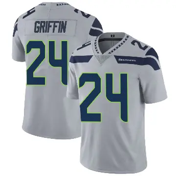 ＃24 Men's Shaquill Griffin Gray Limited Seattle Seahawks Alternate Vapor Untouchable Jersey