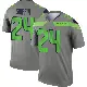 ＃24 Men's Shaquill Griffin Legend Seattle Seahawks Steel Inverted Jersey
