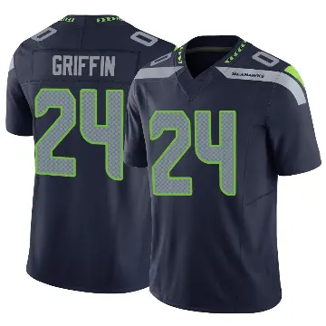 ＃24 Men's Shaquill Griffin Navy Limited Seattle Seahawks Vapor F.U.S.E. Jersey