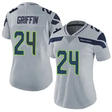＃24 Women's Shaquill Griffin Gray Limited Seattle Seahawks Alternate Vapor Untouchable Jersey