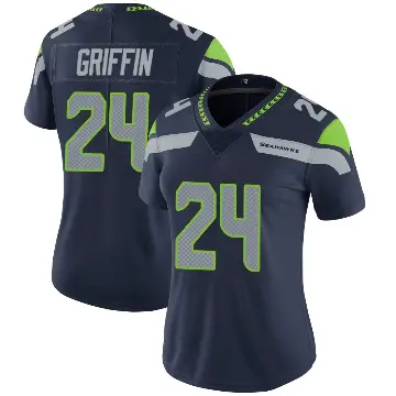 ＃24 Women's Shaquill Griffin Navy Limited Seattle Seahawks Team Color Vapor Untouchable Jersey