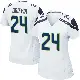＃24 Women's Shaquill Griffin White Game Seattle Seahawks Jersey