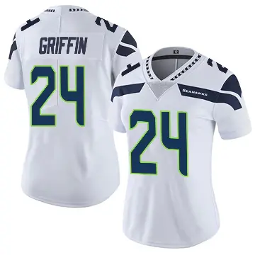 ＃24 Women's Shaquill Griffin White Limited Seattle Seahawks Vapor Untouchable Jersey