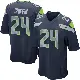 ＃24 Youth Shaquill Griffin Navy Game Seattle Seahawks Team Color Jersey