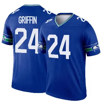 ＃24 Youth Shaquill Griffin Royal Legend Seattle Seahawks Throwback Jersey