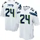＃24 Youth Shaquill Griffin White Game Seattle Seahawks Jersey