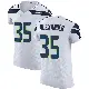 ＃35 Men's Kam Alexander White Elite Seattle Seahawks Vapor Untouchable Jersey
