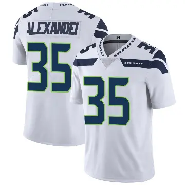 ＃35 Men's Kam Alexander White Limited Seattle Seahawks Vapor Untouchable Jersey