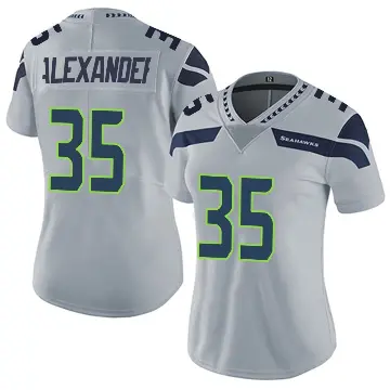 ＃35 Women's Kam Alexander Gray Limited Seattle Seahawks Alternate Vapor Untouchable Jersey