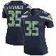 ＃35 Women's Kam Alexander Navy Legend Seattle Seahawks Jersey