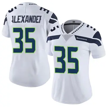 ＃35 Women's Kam Alexander White Limited Seattle Seahawks Vapor Untouchable Jersey