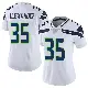 ＃35 Women's Kam Alexander White Limited Seattle Seahawks Vapor Untouchable Jersey