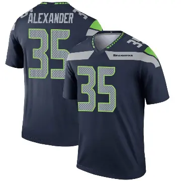 ＃35 Youth Kam Alexander Navy Legend Seattle Seahawks Jersey