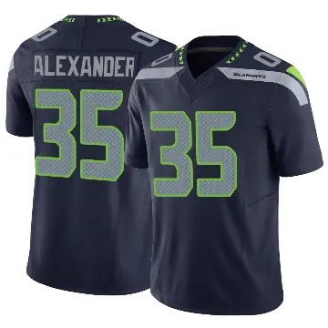 ＃35 Youth Kam Alexander Navy Limited Seattle Seahawks Vapor F.U.S.E. Jersey