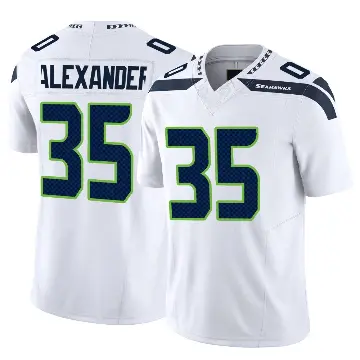 ＃35 Youth Kam Alexander White Limited Seattle Seahawks Vapor F.U.S.E. Jersey