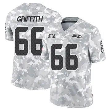 ＃66 Men's Thor Griffith Arctic Camo Limited Seattle Seahawks 2024 Salute to Service Jersey