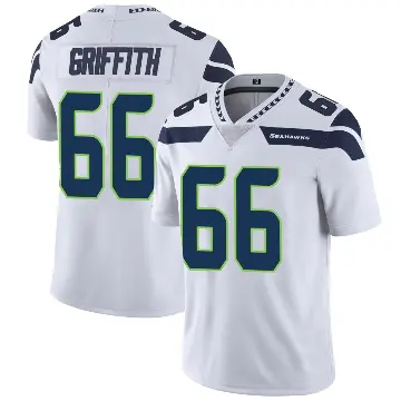 ＃66 Men's Thor Griffith White Limited Seattle Seahawks Vapor Untouchable Jersey