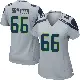 ＃66 Women's Thor Griffith Gray Game Seattle Seahawks Alternate Jersey
