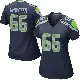 ＃66 Women's Thor Griffith Navy Game Seattle Seahawks Team Color Jersey