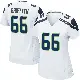 ＃66 Women's Thor Griffith White Game Seattle Seahawks Jersey