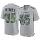 ＃85 Men's Tyrone Broden Gray Game Seattle Seahawks Atmosphere Fashion Jersey