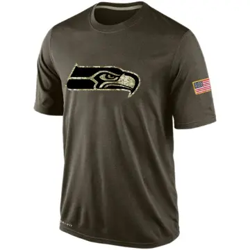 Men's Olive Seattle Seahawks Salute To Service KO Performance Dri-FIT T-Shirt